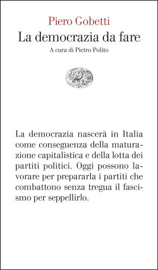 copertina La democrazia da fare