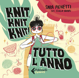 copertina Knit, knit, knit! Tutto l'anno. Con QR Code