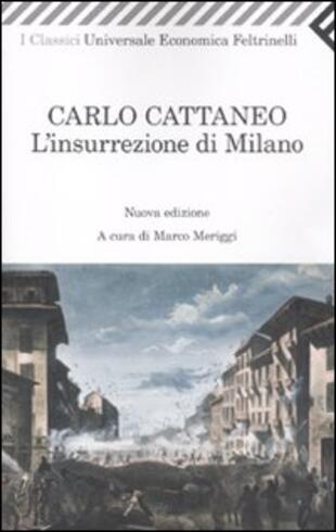 copertina L' insurrezione di Milano (Dell'insurrezione di Milano nel 1848 e della successiva guerra. Memorie)