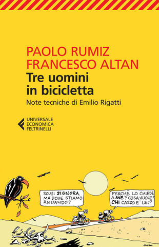copertina Tre uomini in bicicletta