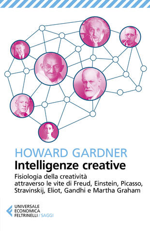 copertina Intelligenze creative. Fisiologia della creatività attraverso le vite di Freud, Einstein, Picasso, Stravinskij, Eliot, Gandhi e Martha Graham