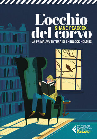copertina L'occhio del corvo. La prima avventura del giovane Sherlock Holmes