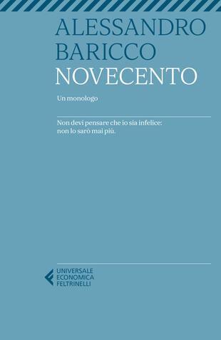 copertina Novecento. Un monologo