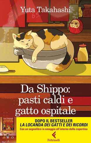 copertina Da Shippo: pasti caldi e gatto ospitale. Con Segnalibro