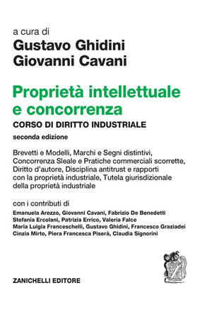 copertina Proprietà intellettuale e concorrenza. Corso di diritto industriale