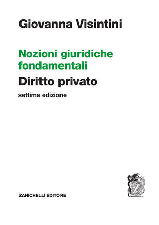 copertina Nozioni giuridiche fondamentali. Diritto privato