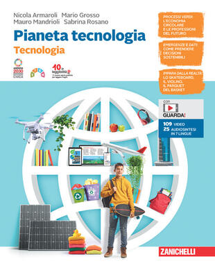 copertina Pianeta tecnologia. Confezione Tecnologia + Disegno. Per la Scuola media. Con Contenuto digitale (fornito elettronicamente)