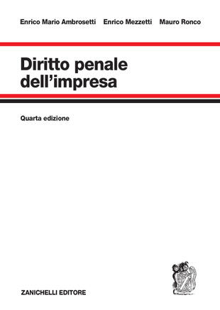 copertina Diritto penale dell'impresa