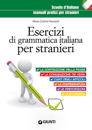 copertina Esercizi di grammatica italiana per stranieri