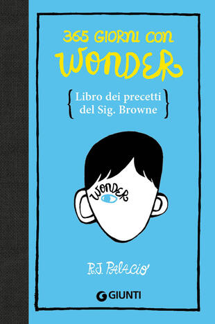 copertina 365 giorni con Wonder. Libro dei precetti del Sig. Browne