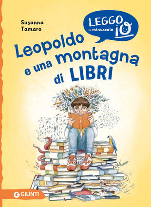 copertina Leopoldo e una montagna di libri. Ediz. a colori