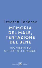 copertina Memoria del male, tentazione del bene
