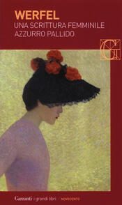 copertina Una scrittura femminile azzurro pallido