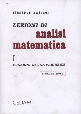 copertina Lezioni di analisi matematica