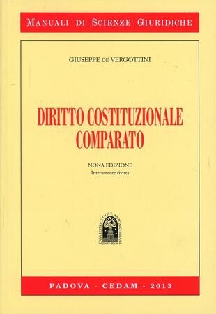 copertina Diritto costituzionale comparato