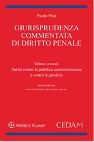 copertina Giurisprudenza commentata di diritto penale