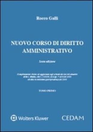 copertina Nuovo corso di diritto amministrativo
