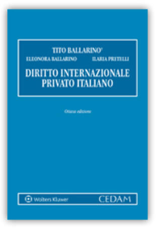 copertina Manuale di diritto internazionale privato