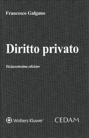 copertina Diritto privato