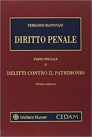 copertina Diritto penale. Parte speciale