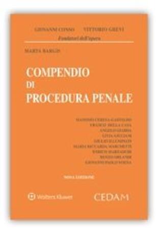 copertina Compendio di procedura penale