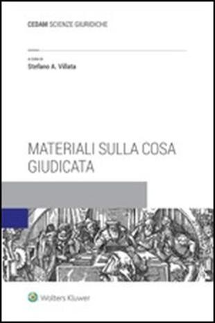 copertina Materiali sulla cosa giudicata
