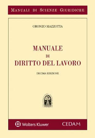 copertina Manuale di diritto del lavoro