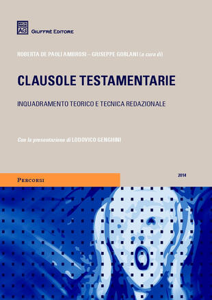copertina Clausole testamentarie