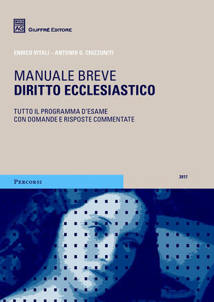 copertina Diritto ecclesiastico. Manuale breve. Tutto il programma d'esame con domande e risposte commentate