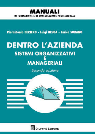 copertina Dentro l'azienda. Sistemi organizzativi e manageriali