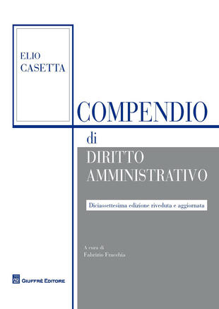 copertina Compendio di diritto amministrativo