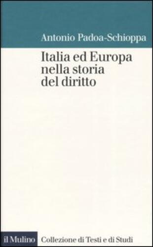 copertina Italia ed Europa nella storia del diritto