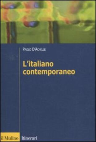 copertina L' italiano contemporaneo
