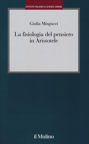 copertina La fisiologia del pensiero in Aristotele