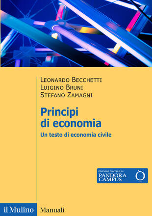 copertina Principi di economia. Un testo di economia civile