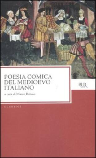 copertina Poesia comica del Medioevo italiano