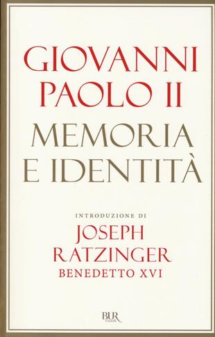 copertina Memoria e identità