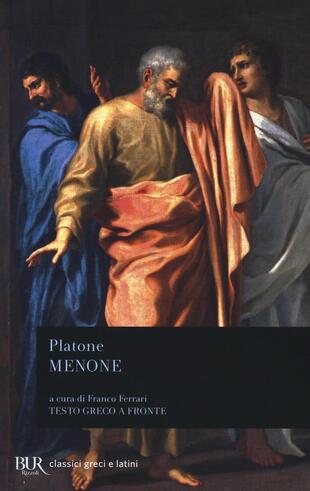 copertina Menone. Testo greco a fronte