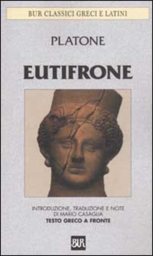 copertina Eutifrone. Testo greco a fronte