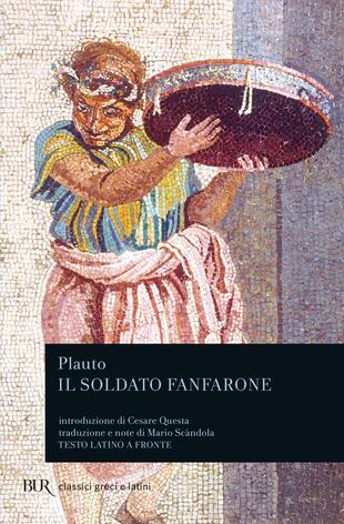 copertina Il soldato fanfarone. Testo latino a fronte