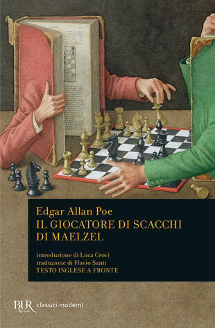 copertina Il giocatore di scacchi di Maelzel. Testo inglese a fronte