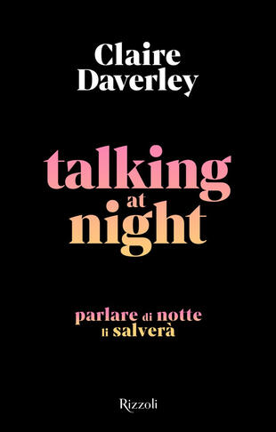copertina Talking at night. Ediz. italiana