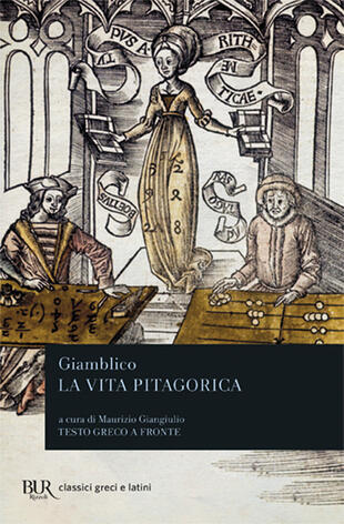 copertina La vita pitagorica. Testo greco a fronte