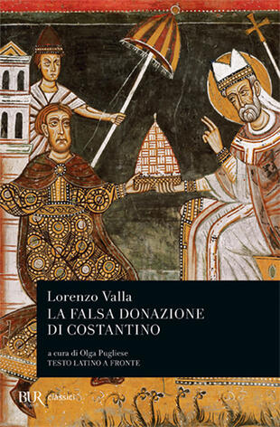 copertina La falsa donazione di Costantino. Testo latino a fronte