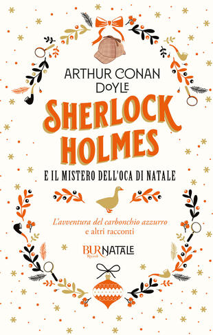 copertina Sherlock Holmes e il mistero dell'oca di Natale. L'avventura del carbonchio azzurro e altri racconti