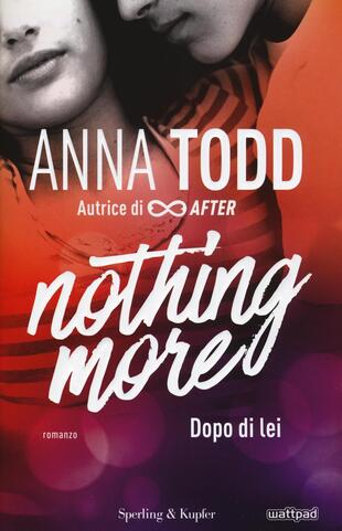 copertina Dopo di lei. Nothing more
