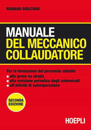 copertina Manuale del meccanico collaudatore