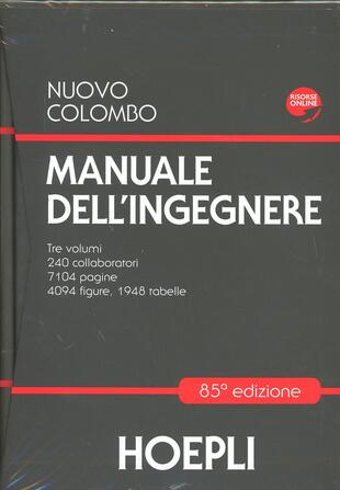copertina Nuovo Colombo. Manuale dell'ingegnere
