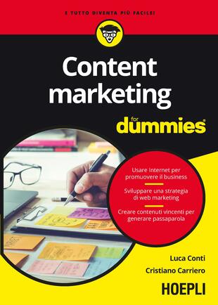copertina Content marketing for dummies