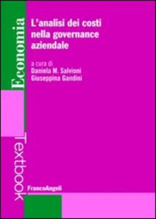 copertina L' analisi dei costi nella governance aziendale